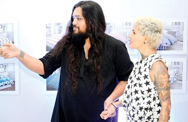 Kallol Datta with Sapna Bhavnani