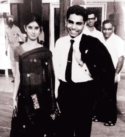 Kokila and TCA Rangachari, en route to their first posting in Hong Kong in 1971