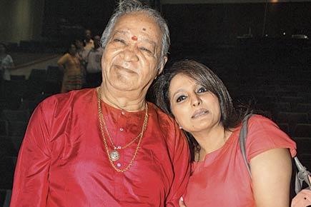 Indian music legends at a concert