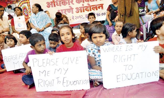 According to the affidavit filed by the BMC, around 7,259 seats are still lying vacant under the RTE reservation quota