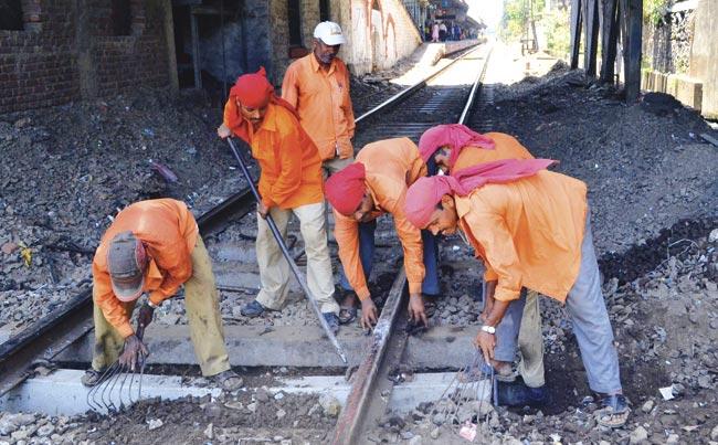 Sale of scrap railway tracks nets the most amount of money, followed by coaches, wheels and overhead electrical wires. File pic