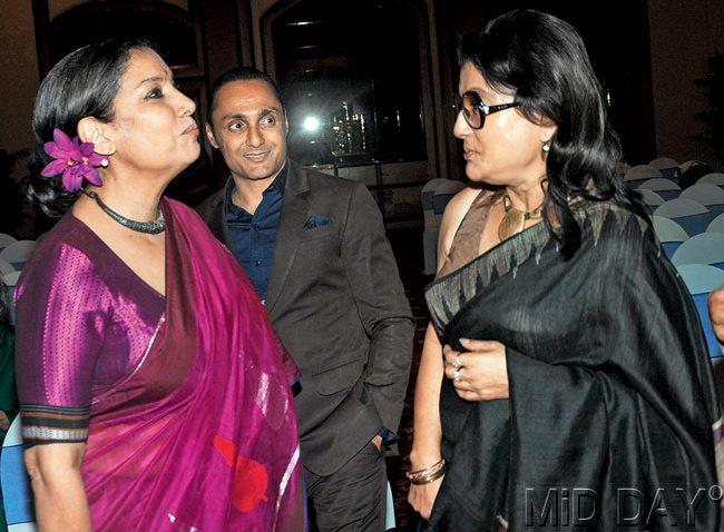 Shabana Azmi with Aparna Sen