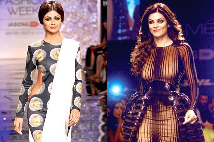 LFW 2014: Shilpa Shetty and Sushmita Sen walk the ramp