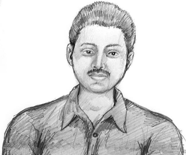 Sketch of the man released after he raped a minor on Saturday