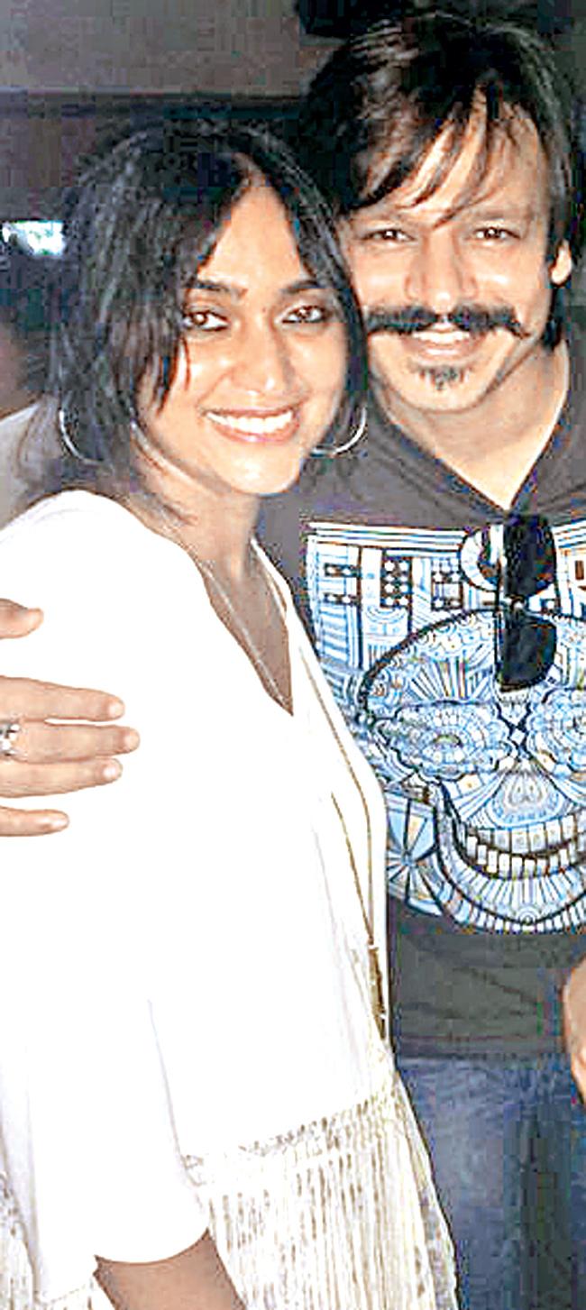 Vivek Oberoi with wife, Priyanka