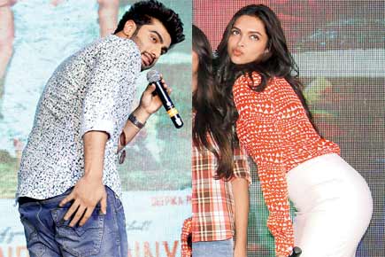 Amitabh Bachchan dances with Deepika, Arjun to 'Bootiya'