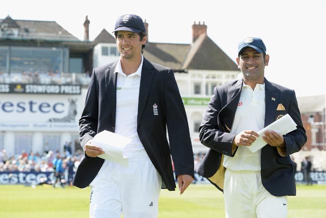 Alastair Cook, MS Dhoni