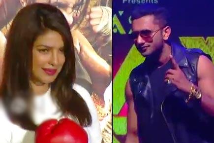 Priyanka Chopra promotes 'Mary Kom' on Honey Singh's 'India's Raw Star'