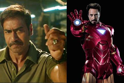 Ajay Devgn compares his character in 'Singham Returns' to Iron Man!