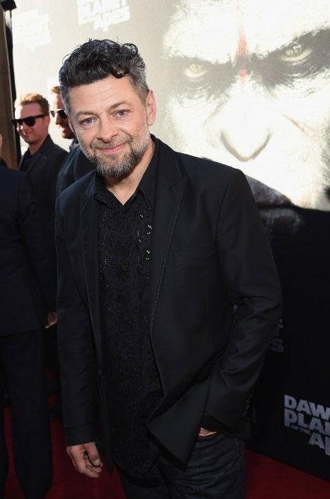 Andy Serkis arrives at the premiere of 