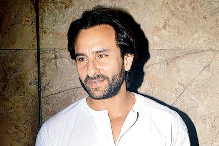 Saif Ali Khan, just out of bed?