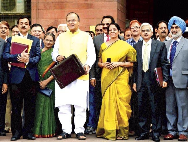Finance Minister Arun Jaitley can consider rationalising entertainment tax across states, and also declare the building of theatres, digitising of TV homes or theatres, or laying of broadband cable as infrastructure for communication. This would give these capital- intensive activities a tax breather. Pic/PTI