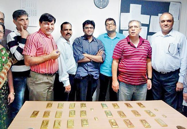 NEW HIGH: AIU officials say the number of gold seizures may well cross the 1,000 mark this year