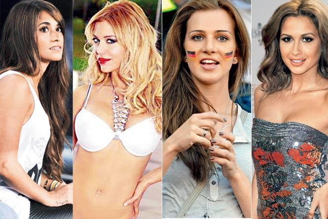 Battle of the WAGs on the final day of the FIFA World Cup 2014