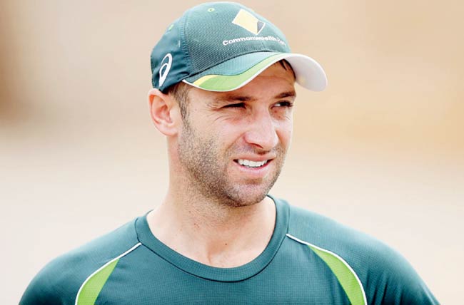 Phillip Hughes scored 100 not out