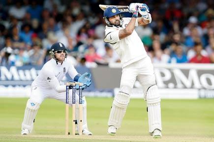 Lord's Test: Murali Vijay steady as India stutter