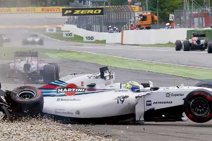 German GP: Nico Rosberg dominates to finish first, Massa unhurt in crash