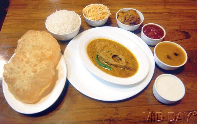 The Boda Fish Thali was a value-for-money option