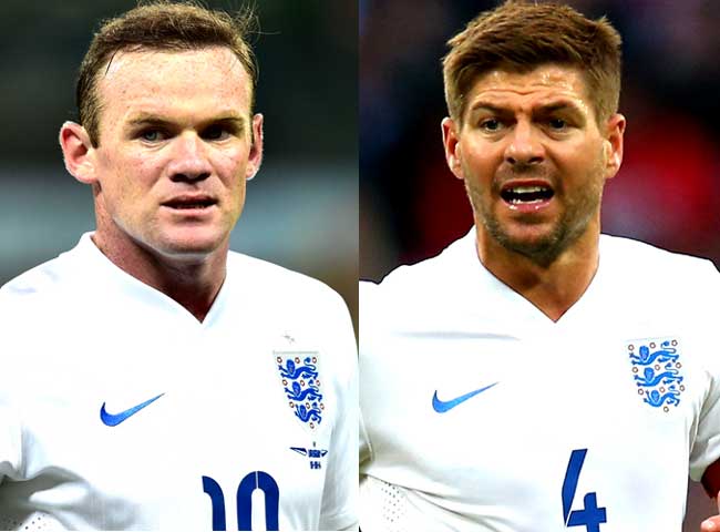 Wayne Rooney and Steven Gerrard
