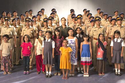 Rani Mukherji shoots special national anthem video with women police