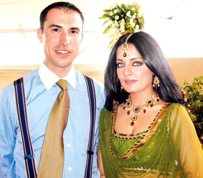 Peter Hagg and Celina Jaitley