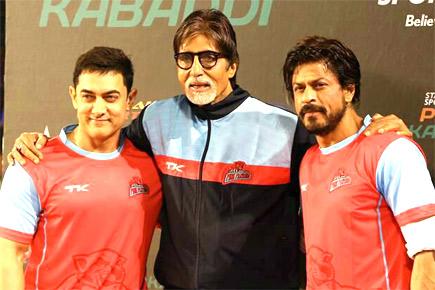 Kabaddi brings Aamir Khan, Shah Rukh Khan together