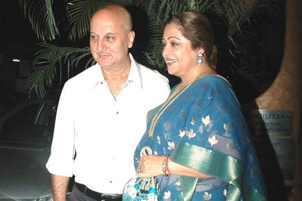 I don't get to meet my wife much now: Anupam on Kirron