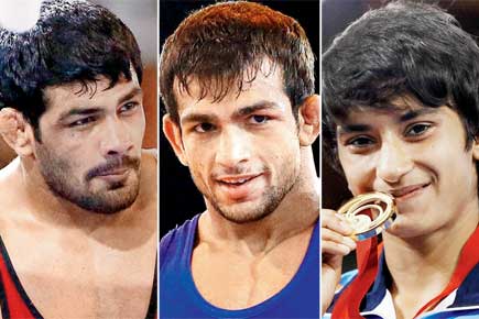 CWG: Indian wrestlers Sushil, Amit, Vinesh shine with triple gold show
