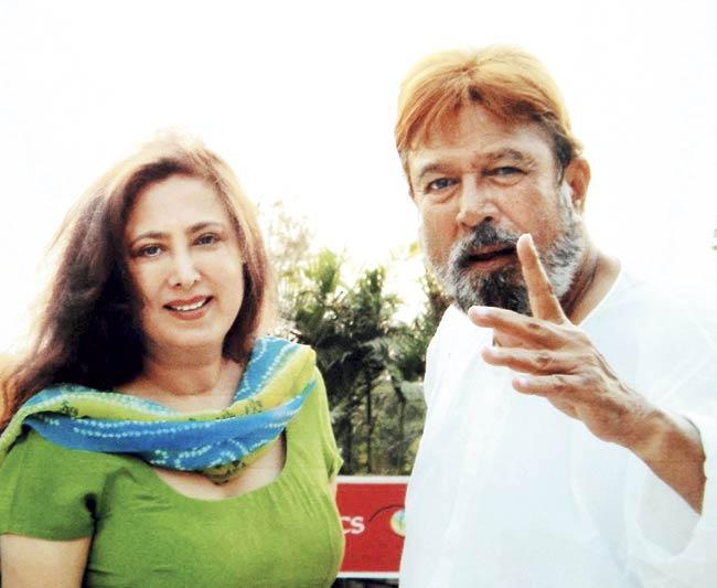 Anita Advani, the alleged live-in partner, with yesteryears superstar Rajesh Khanna