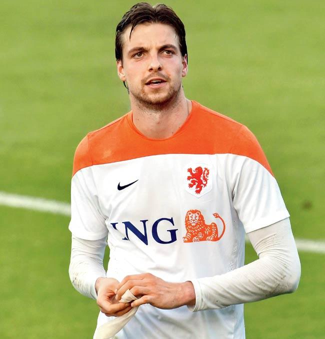 Tim Krul during a training session in Rio de Janeiro yesterday. Pic/AFP
