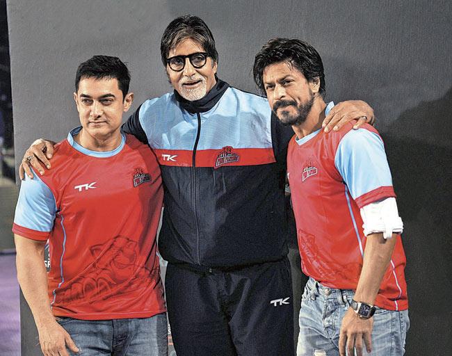 Aamir Khan, Amitabh Bachchan and Shahrukh Khan