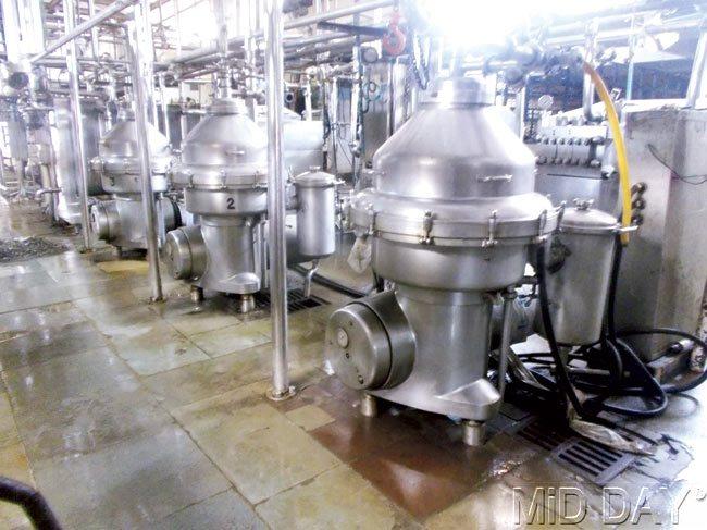 The cream separators at Kurla dairy have been defunct for years