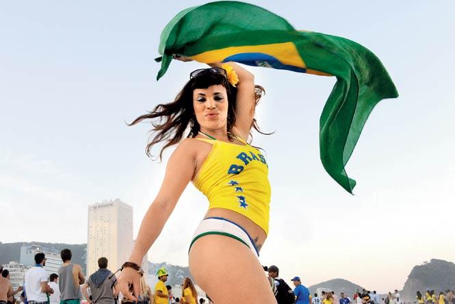 FIFA World Cup: Brazilians go boom, boom in celebration!