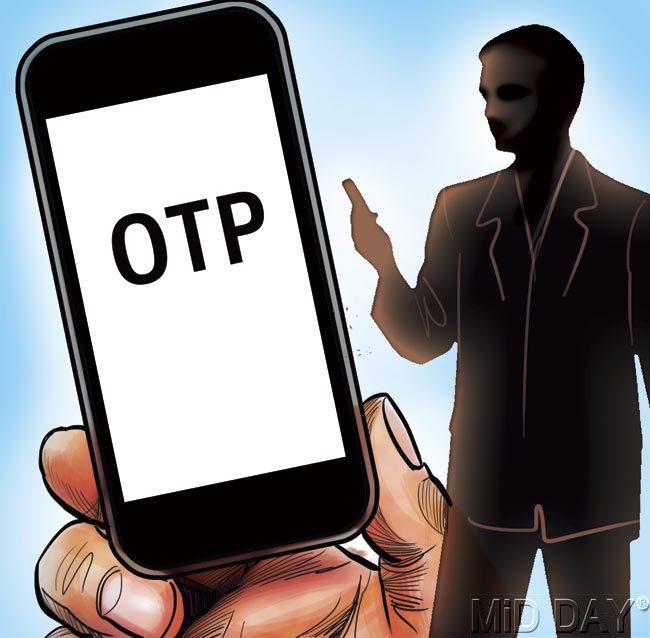 They initiate the fraudulent transaction and the customer gets a one-time password (OTP), which he is made to part with