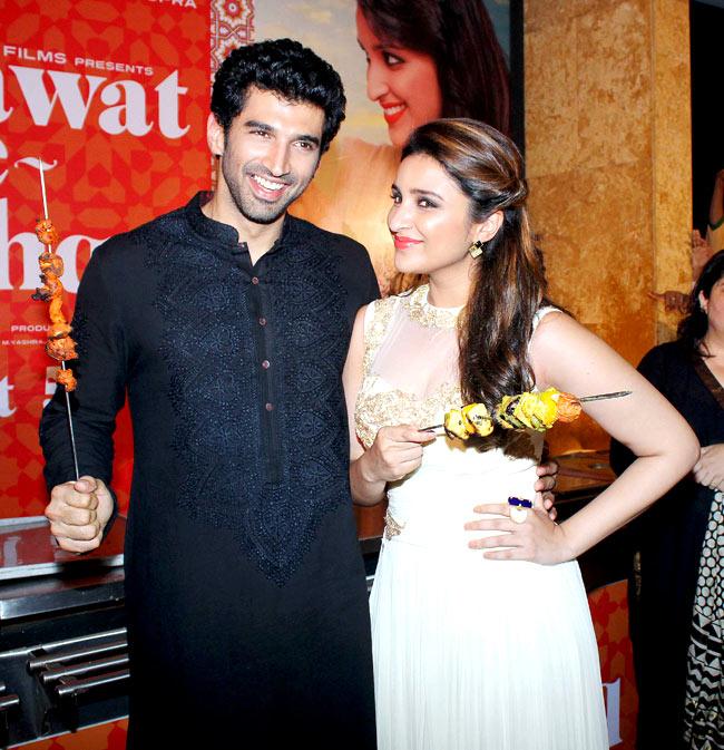 Parineeti Chopra and Aditya Roy Kapur at 