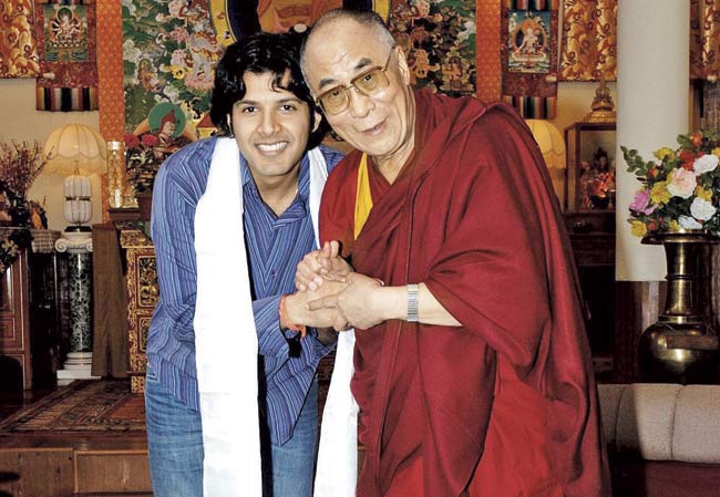 Dalai Lama with Ayaan Ali Khan