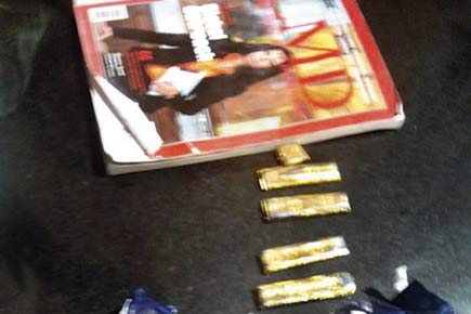 Mumbai Crime: Smuggler caught with Rs 25 lakh gold hidden in a magazine