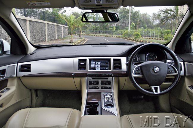 The interior of the XF has its own character. Unlike the hi-precision, clinical cabins of the German machines, this one has an old-worldly charm about it