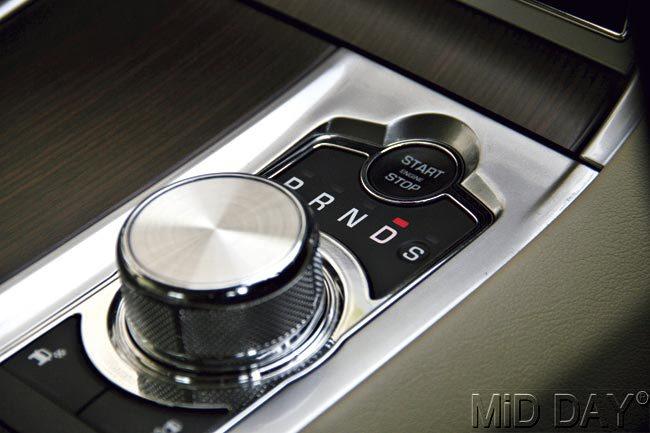 The chrome drenched drive selector knob is unique to the XF