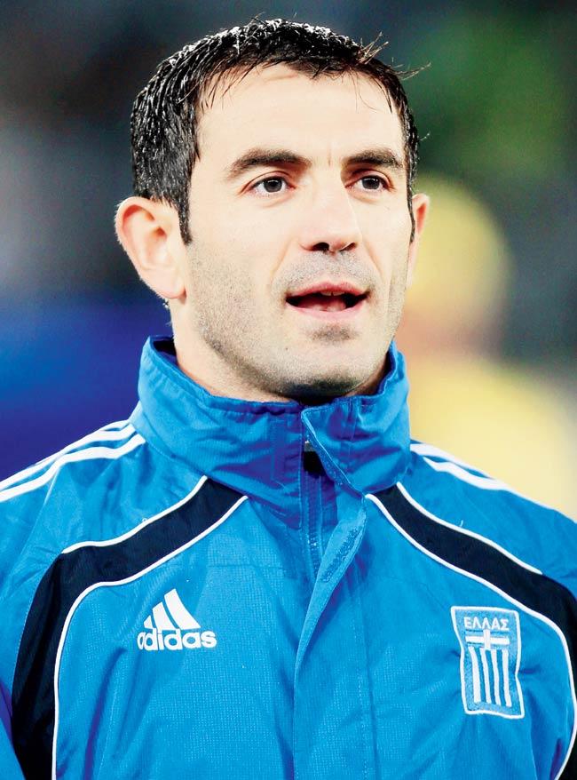 Greece captain Giorgos Karagounis