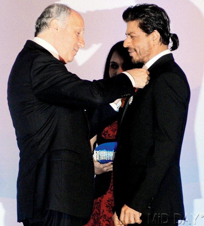 French foreign minister, Laurent Fabius and SRK