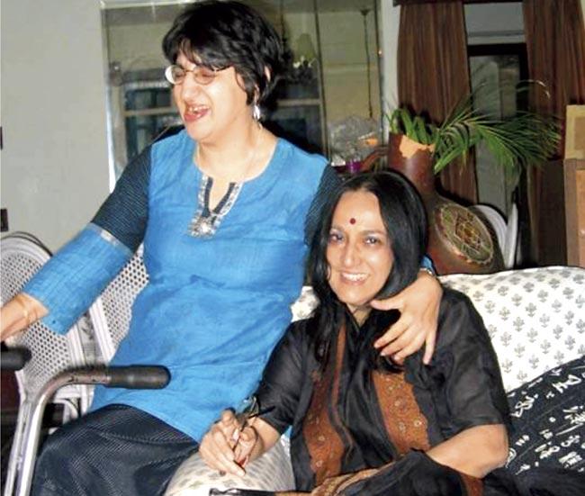 Dr Mithu Alur with her daughter, Malini Chib