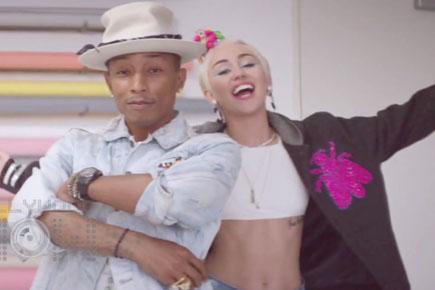 Miley Cyrus dances in Pharrell's 'Come Get It Bae' 