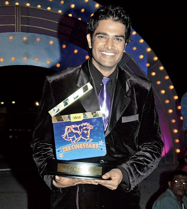 Piyush Chopra with his trophy