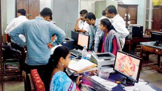 what now? Worried parents thronged the office of deputy directorate of education in Pune Camp on Tuesday