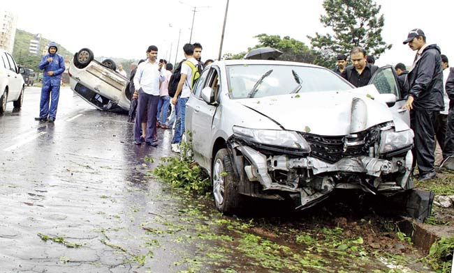 Lack of safety measures on roads is one of the major reasons for increasing road accidents in the city. File pic