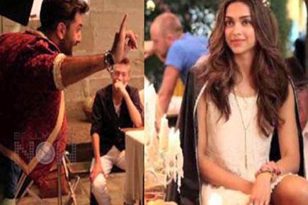 On location pictures of Ranbir and Deepika in 'Tamasha'