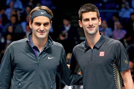 Dad-to-be Novak Djokovic takes tips from father Roger Federer