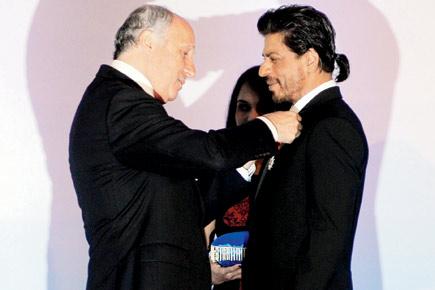Shah Rukh Khan receives 'Knight of the Legion of Honour' from French foreign minister 