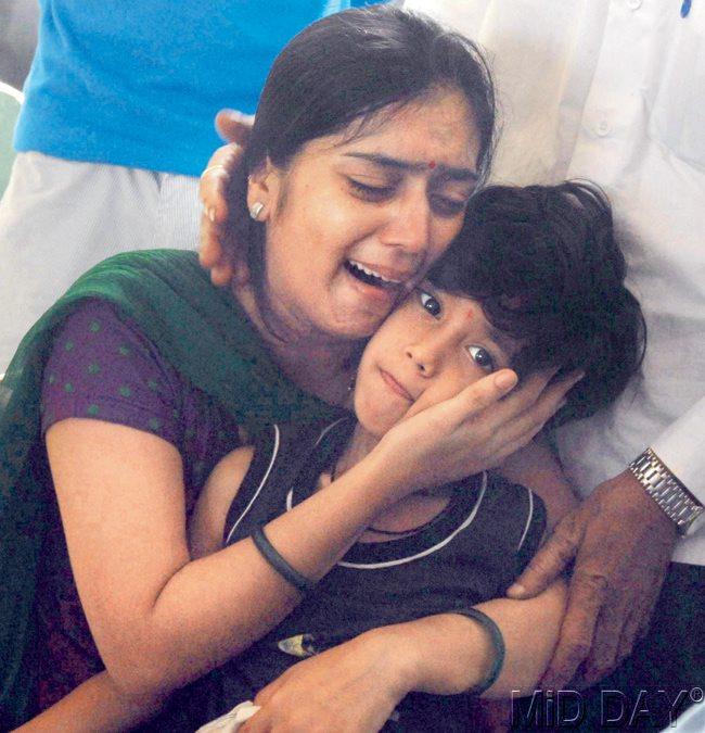 Shubhangi Ivalekar with her child